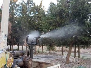 Viranşehir Belediyesi İlaçlama Çalışmalarını Sürdürüyor