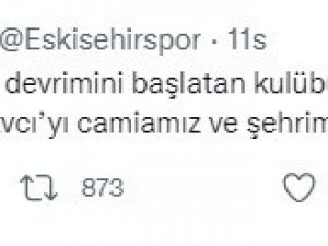 Eskişehirspor’dan Abdullah Avcı’ya ‘Eskişehirspor’da Oynamıyorsun Ki’ Tepkisi