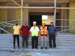Müdür Başyiğit, Yapımı Ve Tadilat Çalışmaları Devam Eden Okullarda İncelemelerde Bulundu