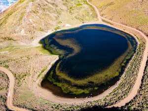 Kalp Şeklindeki Gerendal Gölü Büyük İlgi Görüyor