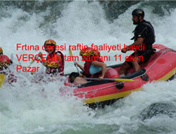 Verçenik’le rafting heyecanı