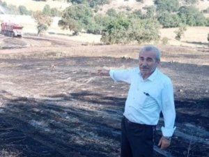 Simav’da 40 Dekar Alanda Tarla Yangını