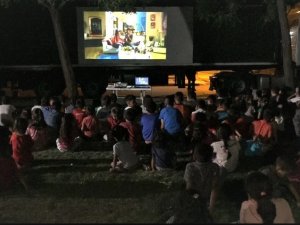 Eyyübiyeli Çocuklar Açık Hava Sineması İle Buluştu