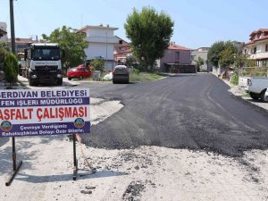 Serdivan’da Asfalt Çalışmaları Devam Ediyor