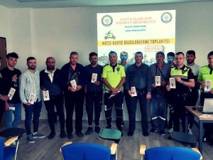 Polisten Motokuryelere Güvenli Sürüş Eğitimi