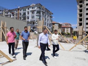 Pursaklar’da Ayyıldız Millet Kıraathanesi’nin Yapımı Devam Ediyor