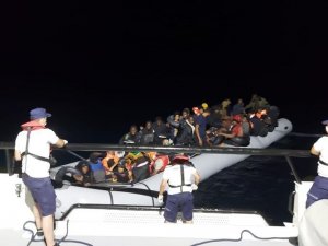 Çeşme Açıklarında 46 Düzensiz Göçmen Yakalandı