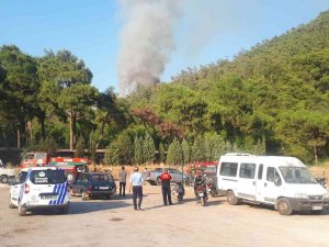 Marmaris Orman Yangınına Müdahale Devam Ediyor