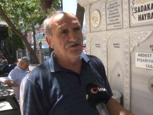 Ümraniye’de Hayrat Çeşmesinin Musluğunu Çalan Hırsız Kamerada