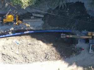 Sele Kapılan İsale Hattı Yenileniyor