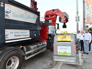 Çiğli’de 3700 Litrelik Yeni Konteynerler Alındı