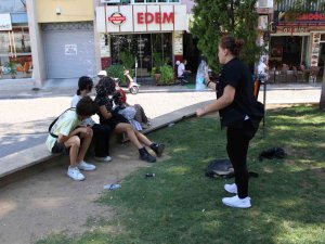 Efeler’de Sıcak Hava Bunalttı, Vatandaşlar Gölgelere Akın Etti