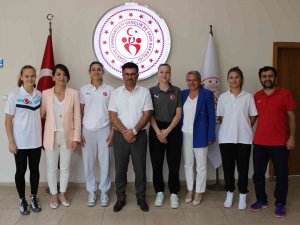 Milli Sporculardan Yazıcı’ya Ziyaret