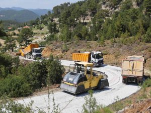 Çameli’nde Asfalt Çalışmaları Başladı