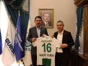 Bursaspor Başkanı Ömer Furkan Banaz, Bakan Murat Kurum’la Bir Araya Geldi