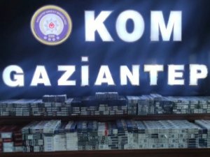 Gaziantep’te 2 Bin 470 Paket Kaçak Sigara Ele Geçirildi