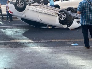 Alkollü Sürücü Direksiyon Hakimiyetini Kaybetti, Takla Atarak Metrelerce Sürüklendi