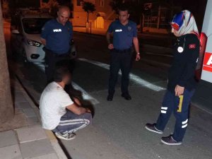 Darp Edilen Alkollü Şahıs Hastaneye Kaldırıldı