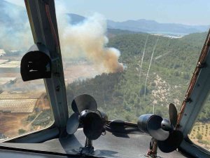 İ̇zmir’de Sera Yangını