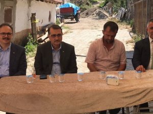 Bakan Dönmez, Selden Etkilenen Çiftçi Ve Köylülere Müjdeyi Verdi