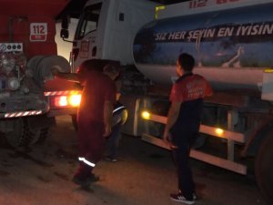 Burdur Yangınında Ekiplerin Gece Mesaisi