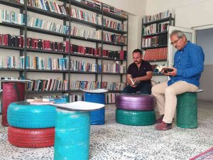 Geri Dönüşüm Kütüphanesine İlçe Halkı Yoğun İlgi Gösteriyor
