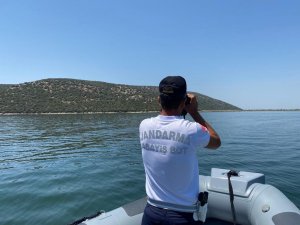 Jandarma Bot Timi Bafa Gölü Tabiat Parkı’nda Teyakkuzda