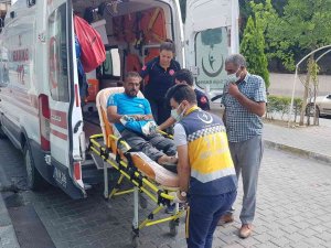 Ayağına Demir Düşen İşçi Yaralandı