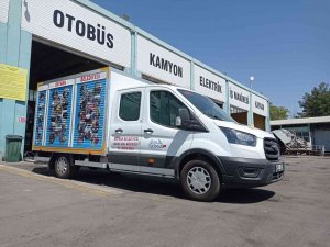 Batman Belediyesi Seyyar Atölye İle Araçlarına Yerinde Müdahale Edecek