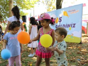 Yalova Belediyesi’nin Etkinliğinde Çocuklar Doyasıya Eğlendi
