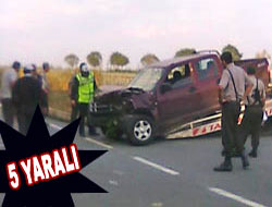 Rize'de Trafik Kazası