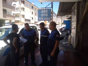 Amasya Zabıtasından Ruhsat Denetimi