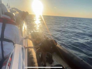 Bodrum Açıklarında 21 Düzensiz Göçmen Kurtarıldı