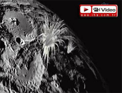 Ay bombalandı (VİDEO)
