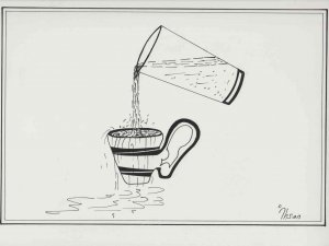 Okuduğu Kitaplardan İlham Alarak Anlamlı Resimler Çiziyor