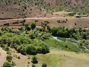 Doğa Harikası Girlevik Şelalesi’ne Hayat Veren Gözeler, Ziyaretçilerin Uğrak Yeri Oldu