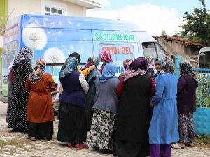En Uzaktaki Kırsal Mahallelere Dahil Giden Mobil Kanser Tarama Aracı Hizmete Girdi