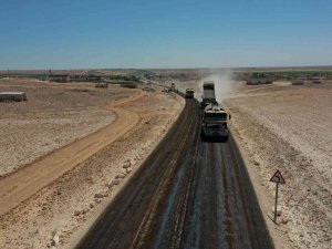 Büyükşehir’den Harran Kırsalında Sathi Asfalt Çalışması