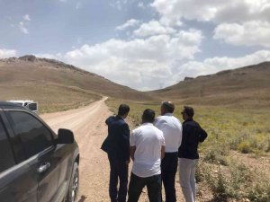 Saray’da Yol Yapım Çalışması