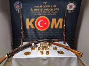 Karabük’te Silah Ve Mühimmat Kaçakçılığı Operasyonu