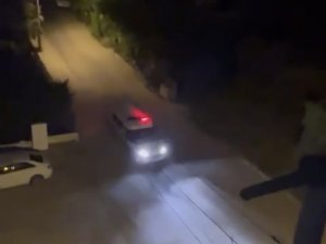 Bursa’da Polis Şehir Merkezine İnen Domuzu Sirenle Kovaladı