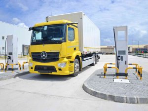 Mercedes-benz Türk, İki Adet 350 Kw’lık Şarj Ünitesi Kurdu