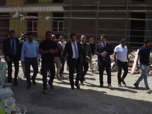 Vali Akbıyık, Kyk İnşaatında İncelemelerde Bulundu