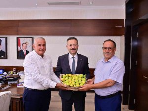 Aydın Ticaret Borsası, Vali Aksoy’a Aydın İnciri Takdim Etti
