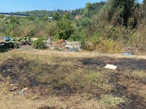 Çöplükte Çıkan Yangın, Fındık Bahçesine Sıçradı