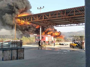 Aydın Organize Sanayi Bölgesinde Yangın