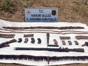 Yüksekova’da Silah Ve Mühimmat Ele Geçirildi