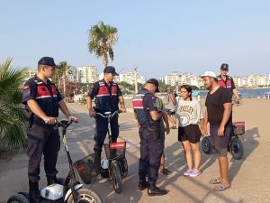 Scooterlu Jandarma Ekipleri Devriyede