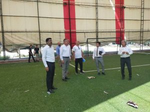Günyüzü İ̇lçesi Spor Tesisleri İncelendi