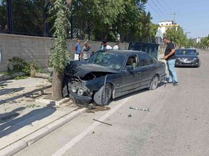 Elazığ’da Otomobil Ağaca Çarptı: 1 Yaralı